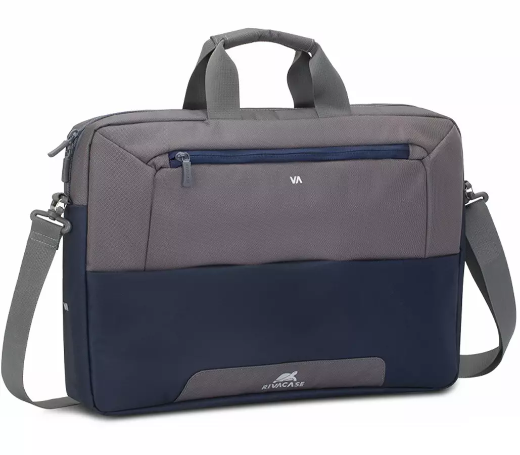 ნოუთბუქის ჩანთა RIVACASE 7757 steel Laptop shoulder bag 17.3