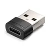 VENTION CDWB0 USB 2.0 Male to USB-C Female Adapter Black PVC Type