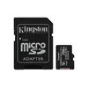 SD Card Kingston microSD 256GB C10 UHS-I R100W85MBs + SD
