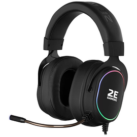 ყურსასმენი, 2E, GAMING Headset, HG350, RGB, USB, Black, (2E-HG350BK-7.1)