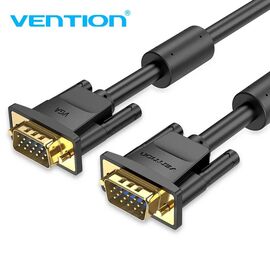 VENTION DAEBI VGA(3+6) Male to Male Cable with ferrite cores 3M Black