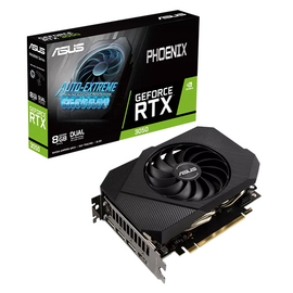 GPU ASUS Phoenix PH PH-RTX3050-8G GeForce RTX 3050 OC 8 GB 128 bit GDDR6 (90YV0HH2-M0NA00)
