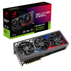 GPU ASUS ROG-STRIX-RTX4080-O16G-GAMING GeForce RTX 4080 OC 16 GB 256 bit GDDR6x (90YV0IC0-M0NA00)