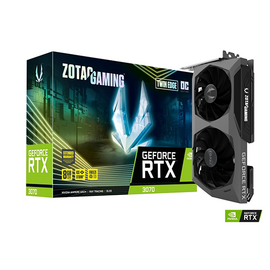 GPU ZOTAC Twin Edge GAMING LHR GeForce RTX 3070 OC 8GB 256 bit GDDR6 (ZT-A30700H-10PLHR)