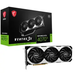 GPU MSI GeForce RTX 4070 Ti VENTUS 3X E1 12GB OC 128 bit GDDR6 (912-V513-423)