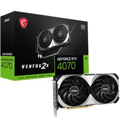 GPU MSI GeForce RTX 4070 VENTUS 2X E 12GB OC 192 bit GDDR6 (912-V513-484)