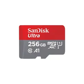 SD Card SanDisk 256GB Ultra MicroSDHC UHS-I Card 150MBS Class 10 Adapter SDSQUAC-256G-GN6MN