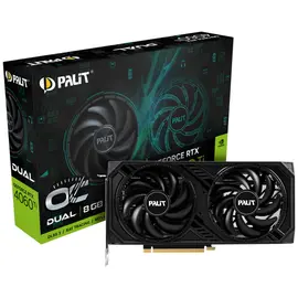 GPU Palit RTX 4060 Ti Dual OC (NE6406TT19P1-1060D) GeForce RTX 4060 Ti 8 GB 128 Bit GDDR6