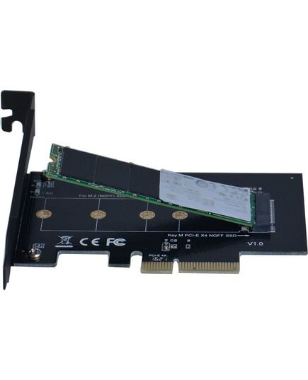PCIE3.0 X4 to NVME M.2 M KEY NGFF SSD riser card