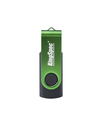 USB ფლეშ მეხსიერება KingSpec USB3.0 64GB - Greenery