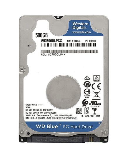 Western Digital 500GB WD Blue Mobile Hard Drive HDD WD5000LPCX