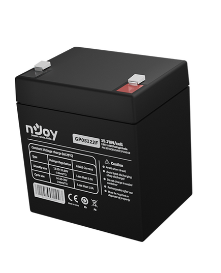 nJoy GP05122F 12V VRLA AGM Battery - BTVACEUOATF2FCN01B