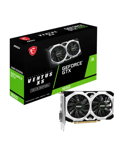 GPU MSI GeForce GTX 1650 D6 VENTUS XS OCV3 4GB OC 128 bit GDDR6 (912-V812-003)