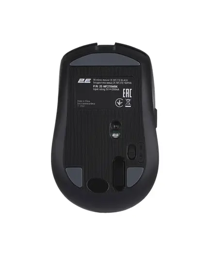 Mouse 2E Wireless 1600 DPI (2E-MF270WBK) - Black