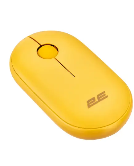 Mouse 2E Silent Wireless 1600 DPI (2E-MF300WYW) - Sunny yellow