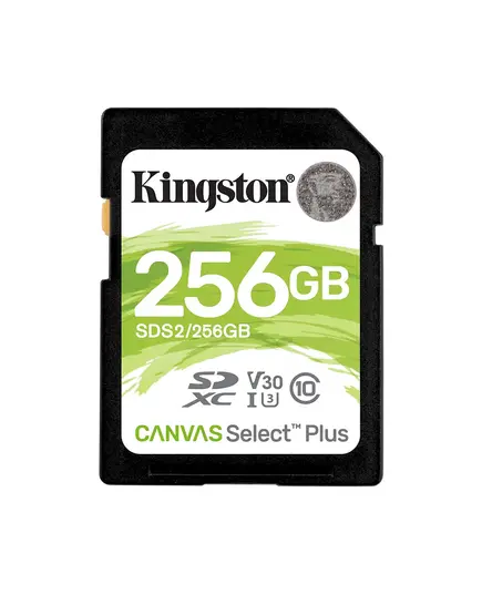 SD Card Kingston 256GB SDXC C10 UHS-I R100MBs