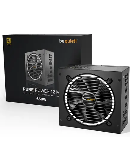 supply be quiet! Pure Power 12 M 650W (BN342)