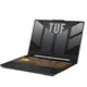 Notebook TUF Gaming F15 Core i7-12700H 8 GB 512 GB SSD RTX 4050 15.6 1920x1080 (90NR0FG7-M00A00) - Mecha Gray